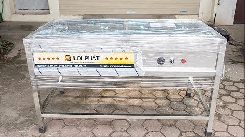 Tủ Giữ Nóng Thức Ăn 4 Khay 53cm x 32,5cm - Tủ Hâm Nóng Thức Ăn Inox Giá Rẻ Nhất Thị Trường