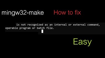 Fix mingw32-make