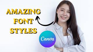 Amazing Font Styles in Canva | Create Stylish Text Designs| Easy & Creative Text Design screenshot 2