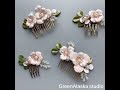 2021 is here and our new design is coming! Bridal hair comb set, made with ivory white florad.