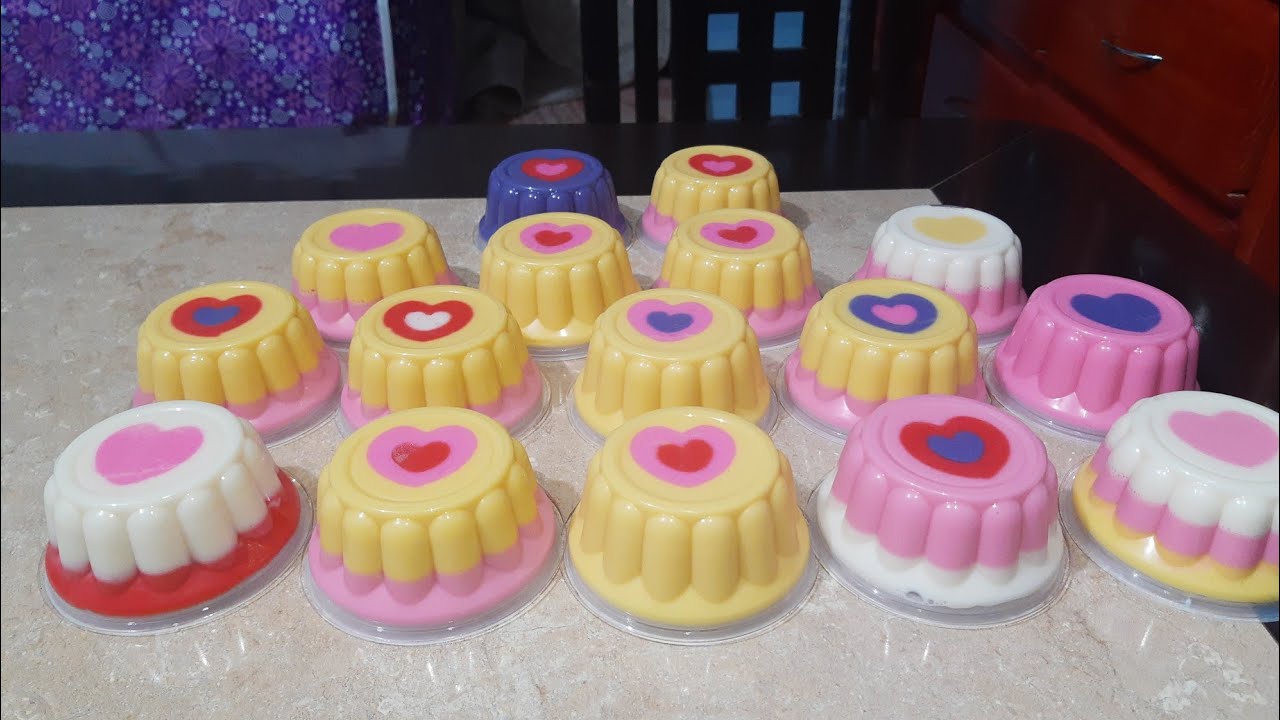 Gelatina para el 14 de febrero fácil y rápida