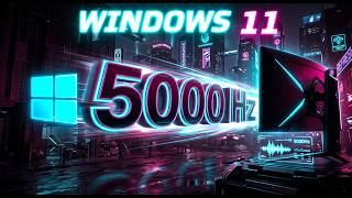 El futuro de Windows 11: Pantallas a 5000Hz y Nueva IA