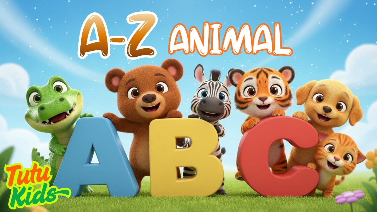 A-Z Alphabet with Animal Song| ABCD | A to Z Animals Song - Sing ...