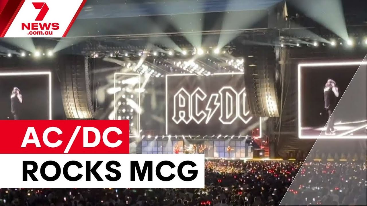 AC/DC rocks Melbourne in triumphant MCG homecoming | 7NEWS - YouTube