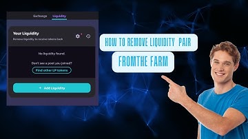 How To Remove Liquidity Pair from the Farm