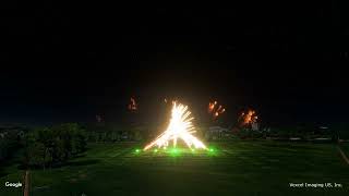 Headhunterz- Live For Ever Musik syncrones Feuerwerk