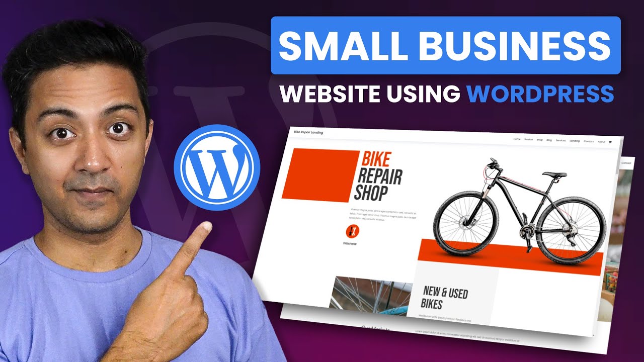 How to Make a Small Business Website with WordPress in 2025 - YouTube