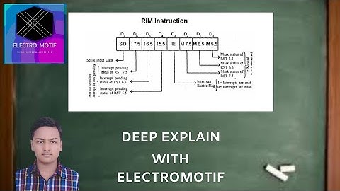 RIM INSTRUCTIONS FOR MICROPROCESSOR 8085
