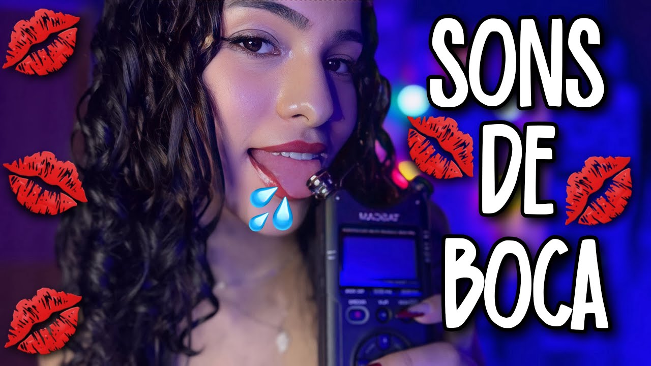 ASMR - SONS DE BOCA PARA DERRETER SEU CÉREBRO NO TASCAM DR-40x 🧠💦
