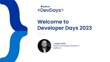 Developer Days 2023 - Opening