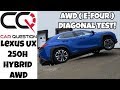 Lexus ux 250h awd diagonal test  surprise