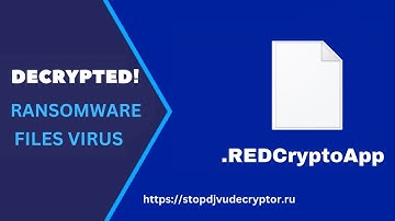 Decrypt .REDCryptoApp Files and Remove Virus ( Ransomware ) | .REDCryptoAppp Data Recovery Tool