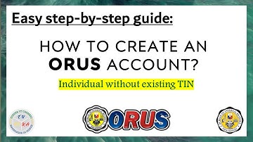 How to create and log-in your BIR ORUS account? Easy step by step guide tutorial. #BIR #ORUS