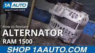 How to Remove Alternator 09-19 Ram 1500