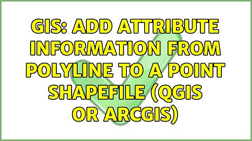GIS: Add attribute information from polyline to a point shapefile (QGIS or ArcGIS) (3 Solutions!!)