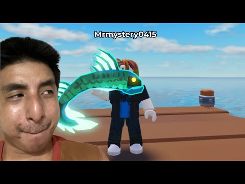 May nakuha akong legendary fish! | scale slimy fish #roblox 