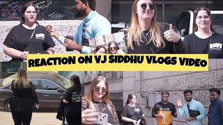We Are Reacting On Vj Siddhu Vlogs Video