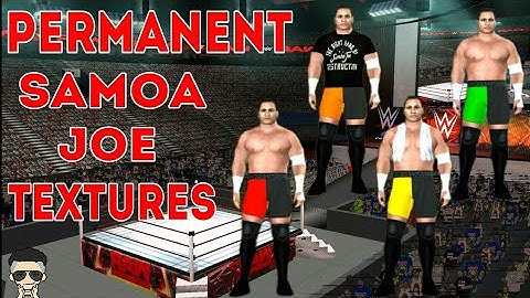 Samoa Joe Permanent textures for wwe svr 2011/ 2k18 for PPSSPP by Mr. TechDroid