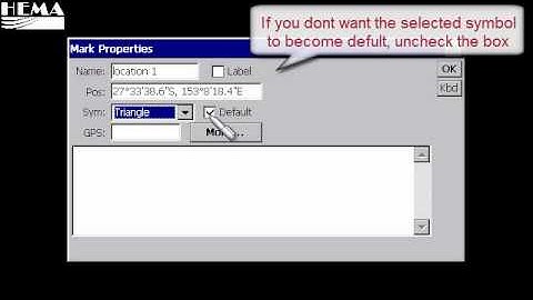 HN5i - How to Add/Edit waypoints in Memory Map