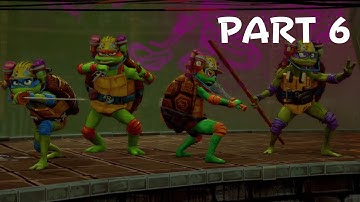 TMNT Mutants Unleashed PS5 4K Walkthrough Gameplay PART 6 No commentary