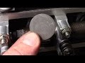 BMW k75 valve adjustment,with just a screwdriver.