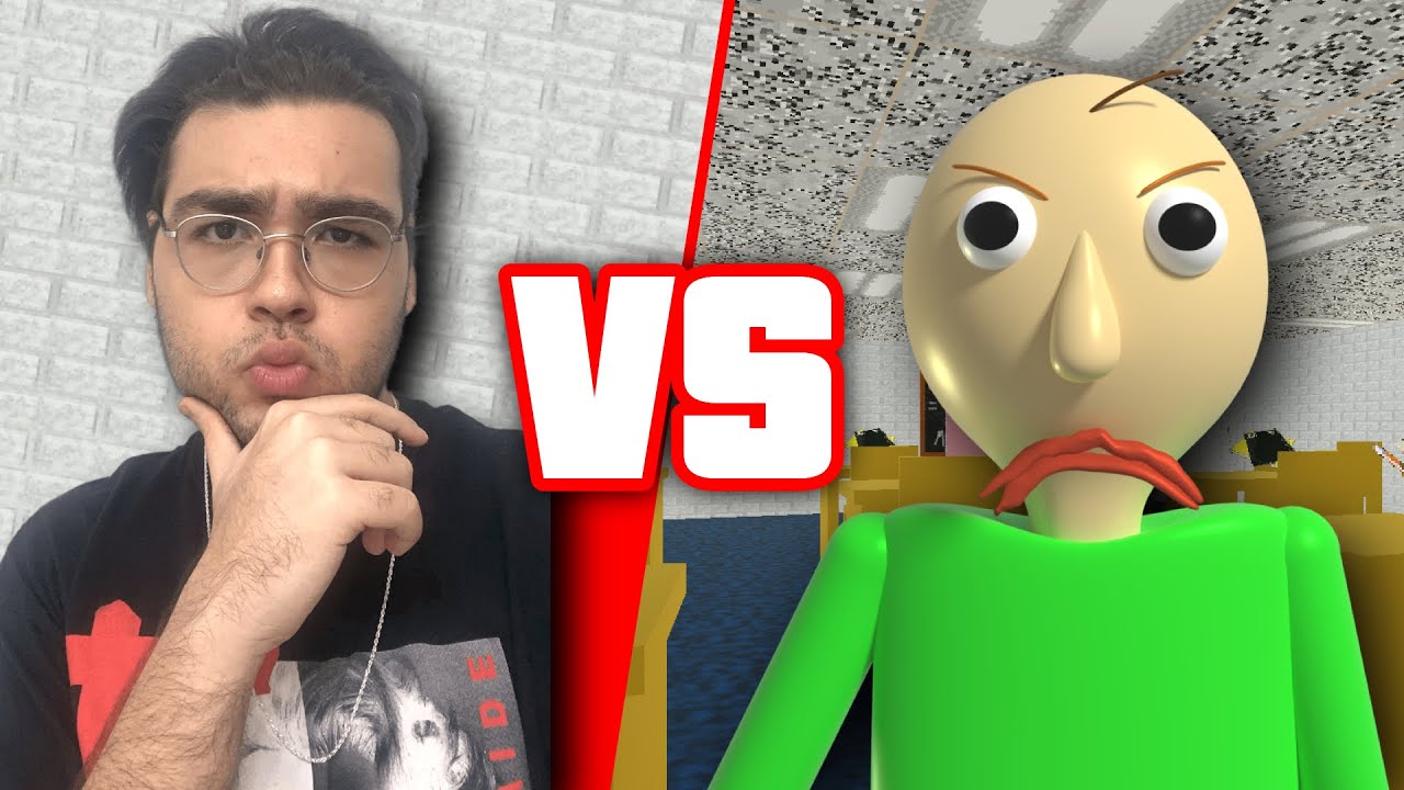 The Worst Guy At Math VS Baldi's Basics - YouTube