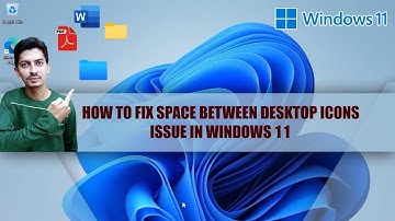 How to Fix Space Desktop Icons Issues in Windows 11 || Desktop Icon Spacing Issue in Windows PC