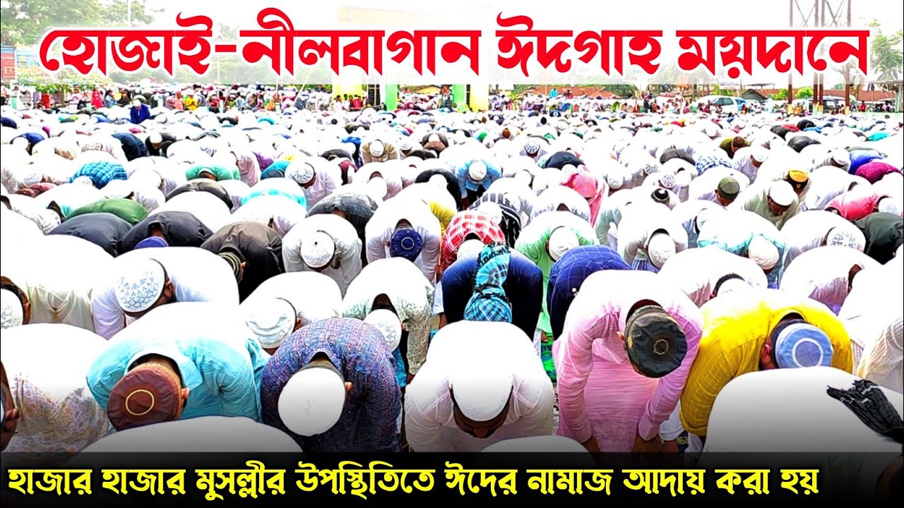হোজাই-নীলবাগান ঈদগাহ || Maulana Ruhul Islam Nadvi || Nilbagan Eidgah || A. B. Ziaul Creation