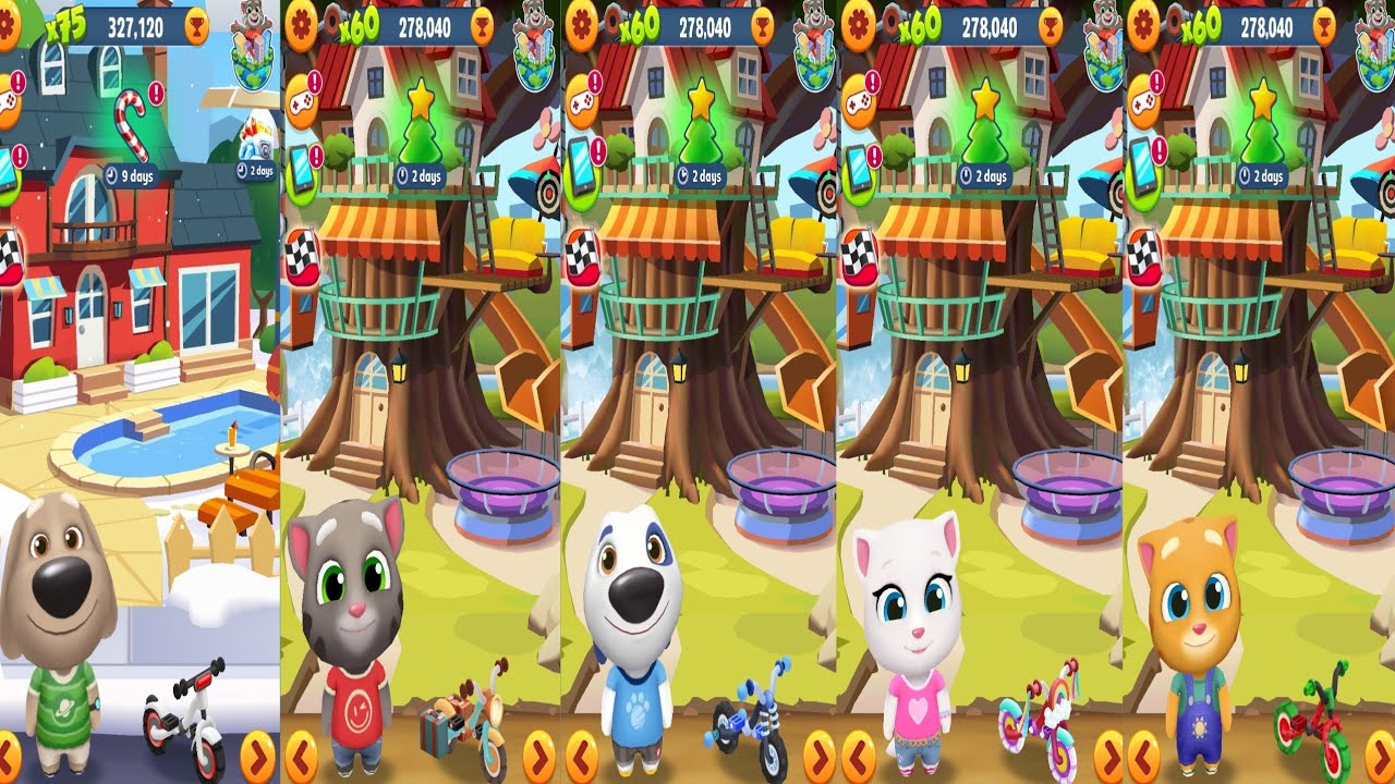 Tom Gold Run.Been vs Tom vs Hank va Angela vs Ginger Gameplay Android#32