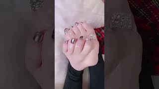 Diamond Toe Nail Art #pedicure #beautiful