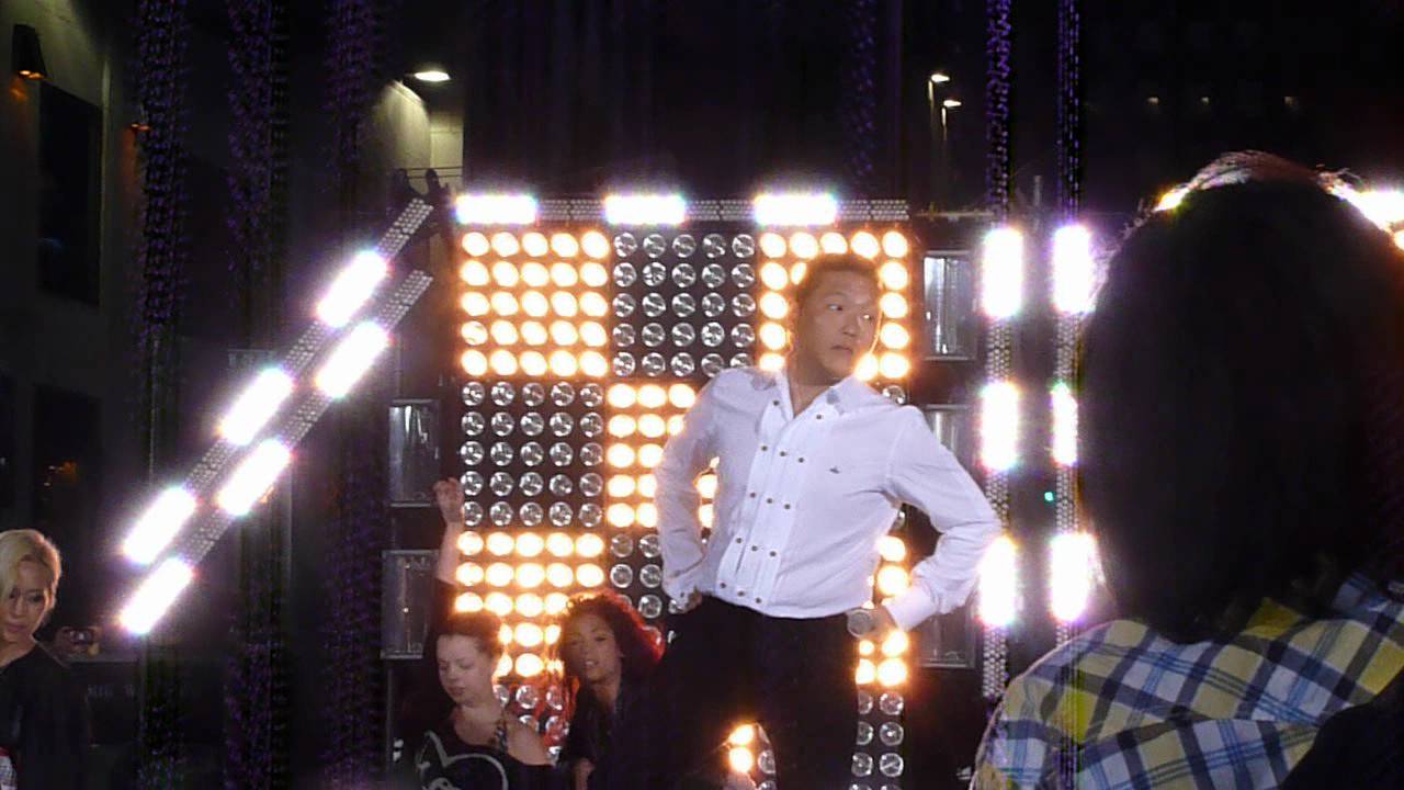 Part 1 of 2, Psy Gangnam Style rehearsals for the Today Show in Rockefeller center