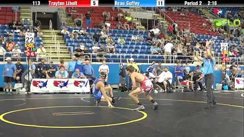 Cadet 113 - Trayton Libolt (Oregon) vs. Beau Guffe...