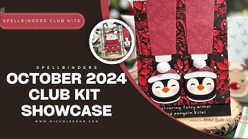 CHRISTMAS CARDS SPELLBINDERS OCTOBER 2024 CLUBS