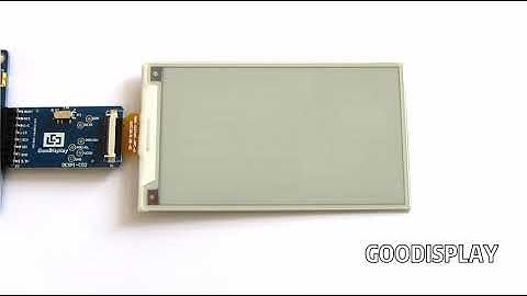 3.71 inch red e-ink screen module colorful e-paper display GDEH0371Z01 from Good Display