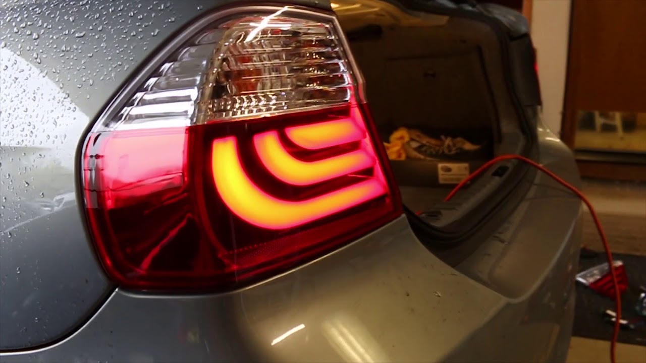 NEW Bmw LED Taillight!!! E90 - YouTube