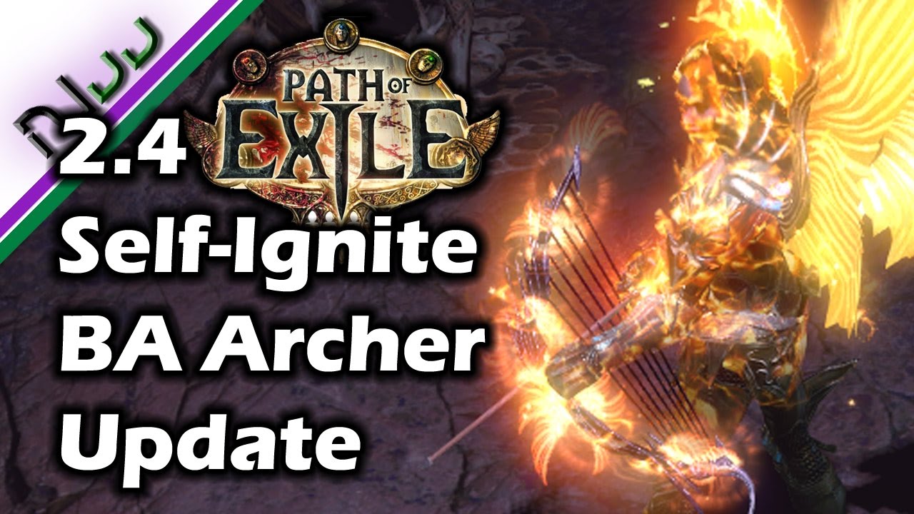 Path of Exile [2.5] Update - Self-Ignite Crit Burning Arrow Prolif