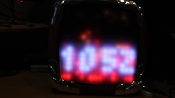 Neopixel clock - огненная тема