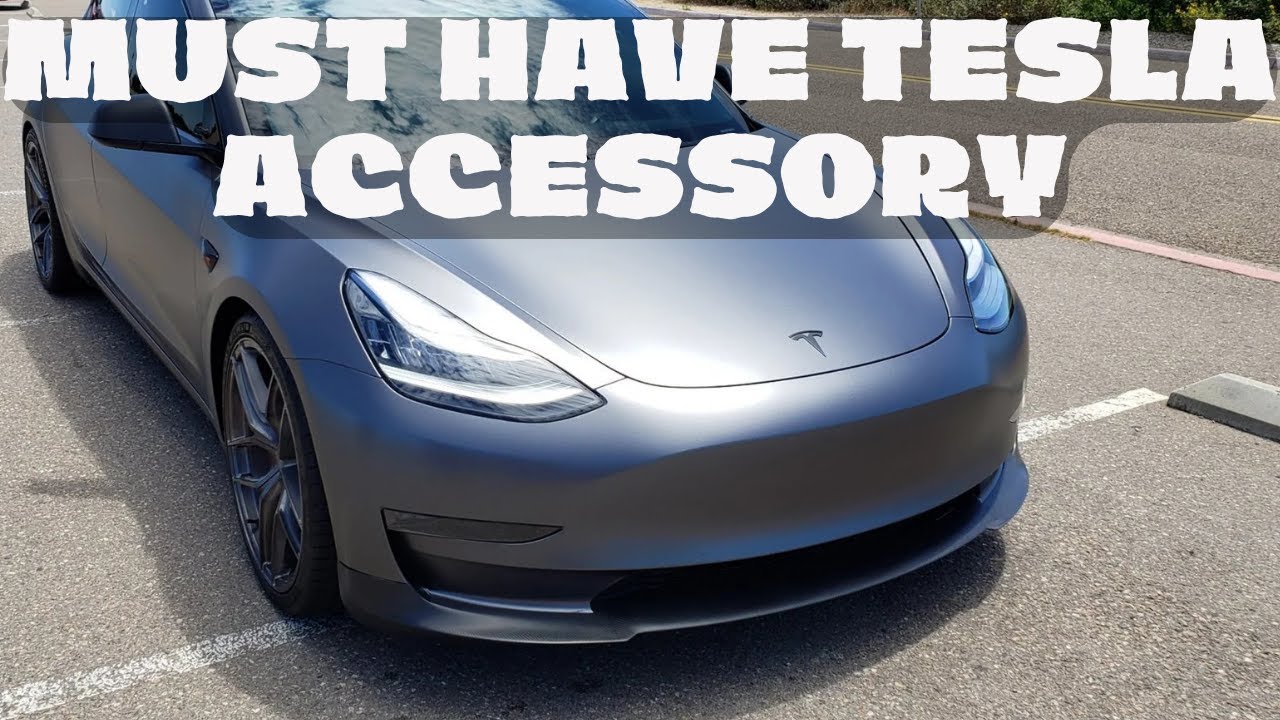 Best Front Lip Spoiler for Tesla Model 3? Install & First Impressions ...