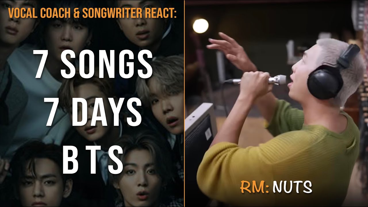 7 Songs 7 Days w/ BTS (Day 3): RM - Nuts (MV) Reaction | Vocal Coach ...