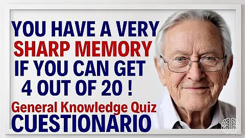 IF YOU CAN GET 8 OUT OF 20 ! YOUR BRAIN IS EXCEPTIONAL! General Knowledge Quiz