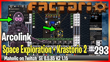 ⚙️Factorio Space Exploration & Krastorio 2 Mod✅🏭➡️Arcolink Chest Trials x294