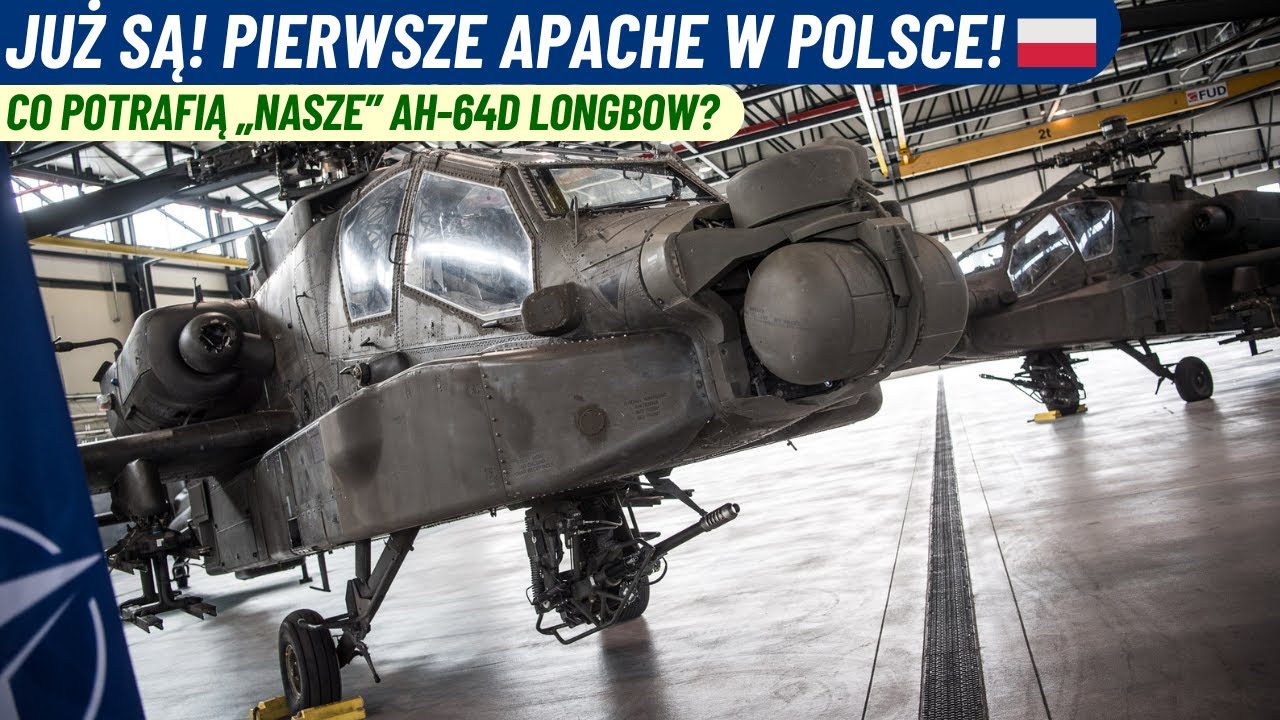 Śmigłowce AH-64D Apache przybyły do Polski! Co potrafią polskie Longbow za 300 mln $?