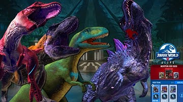 3 Omega Fierce demolish Mortem Rex Boss in 2 turns! ~ Jurassic World Alive RAID