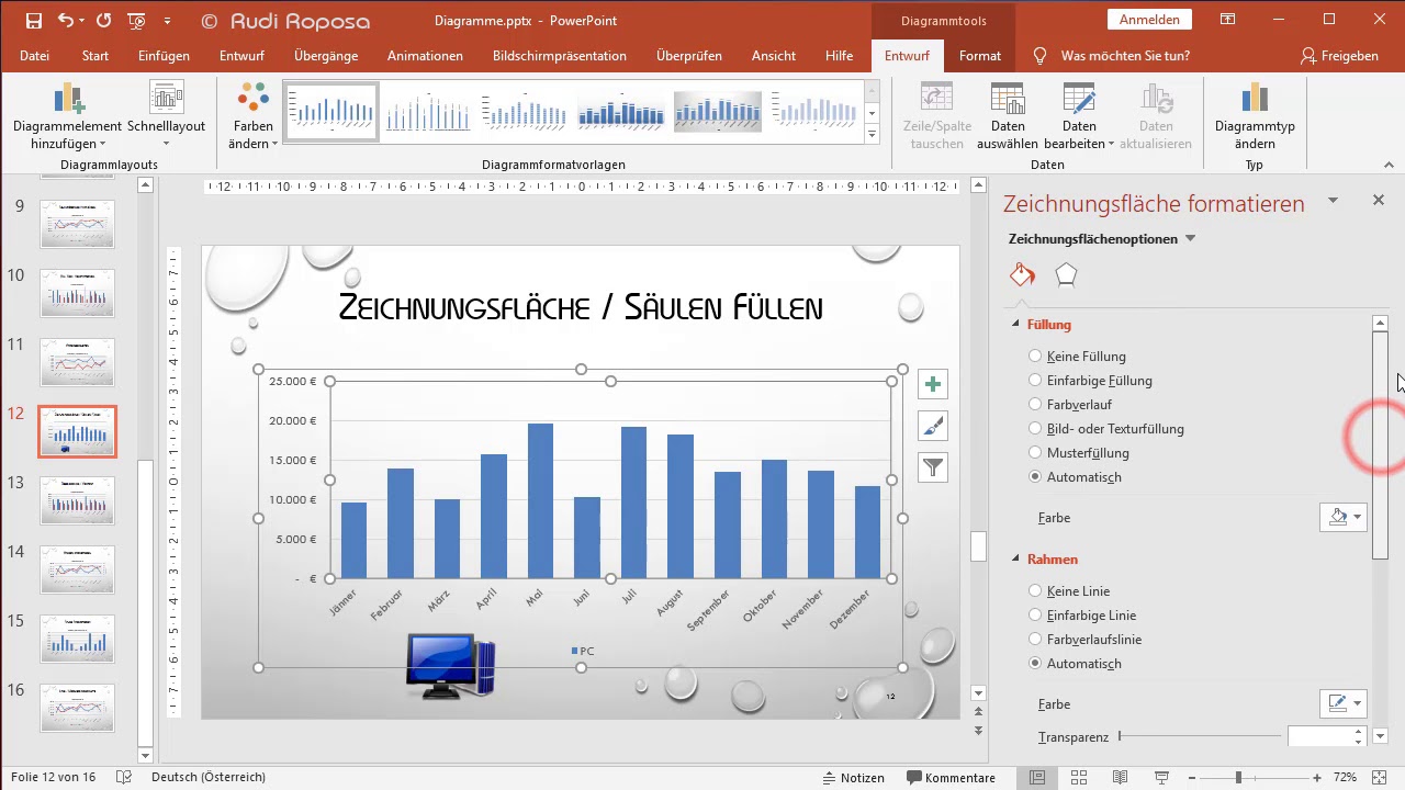 Diagramme Erstellen Und Bearbeiten