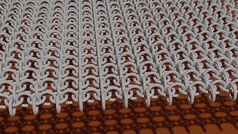 #053 Blender 3.1 Create chain mail with geometry nodes