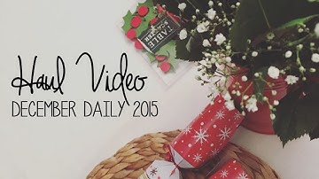 Project Life Process 2015: Haul (Craftie Charlie, Amazon & Tesco)