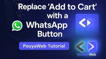 Replace Add to Cart Button with WhatsApp Contact in WooCommerce  PouyaWeb Tutorial