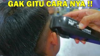 TUTORIAL POTONG RAMBUT SEDERHANA 2021 , RAMBUT COWOK MODEL PNI LEMPAR PALING FENOMENAL