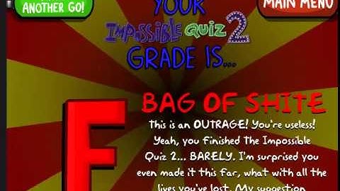 The Impossible Quiz 2 Part 2 WIN!!!