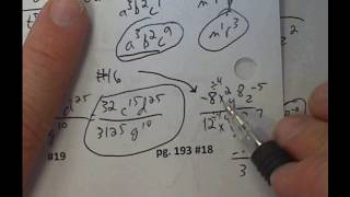 7 2 Division properties of exponents prt 1